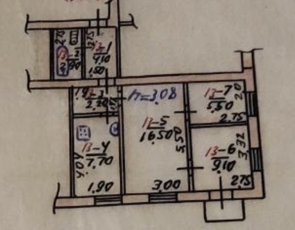 Фото №8: 3-комнатная квартира 48 м² - Мариуполь, Кальмиусский, ул. Челюскинцев, 2