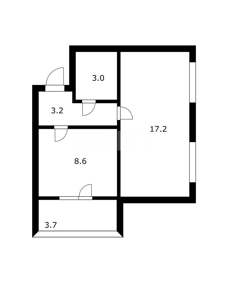 Фото №16: 2-комнатная квартира 35 м² - Краевско-Армянское, Хостинский, ул. Измайловская, 40А