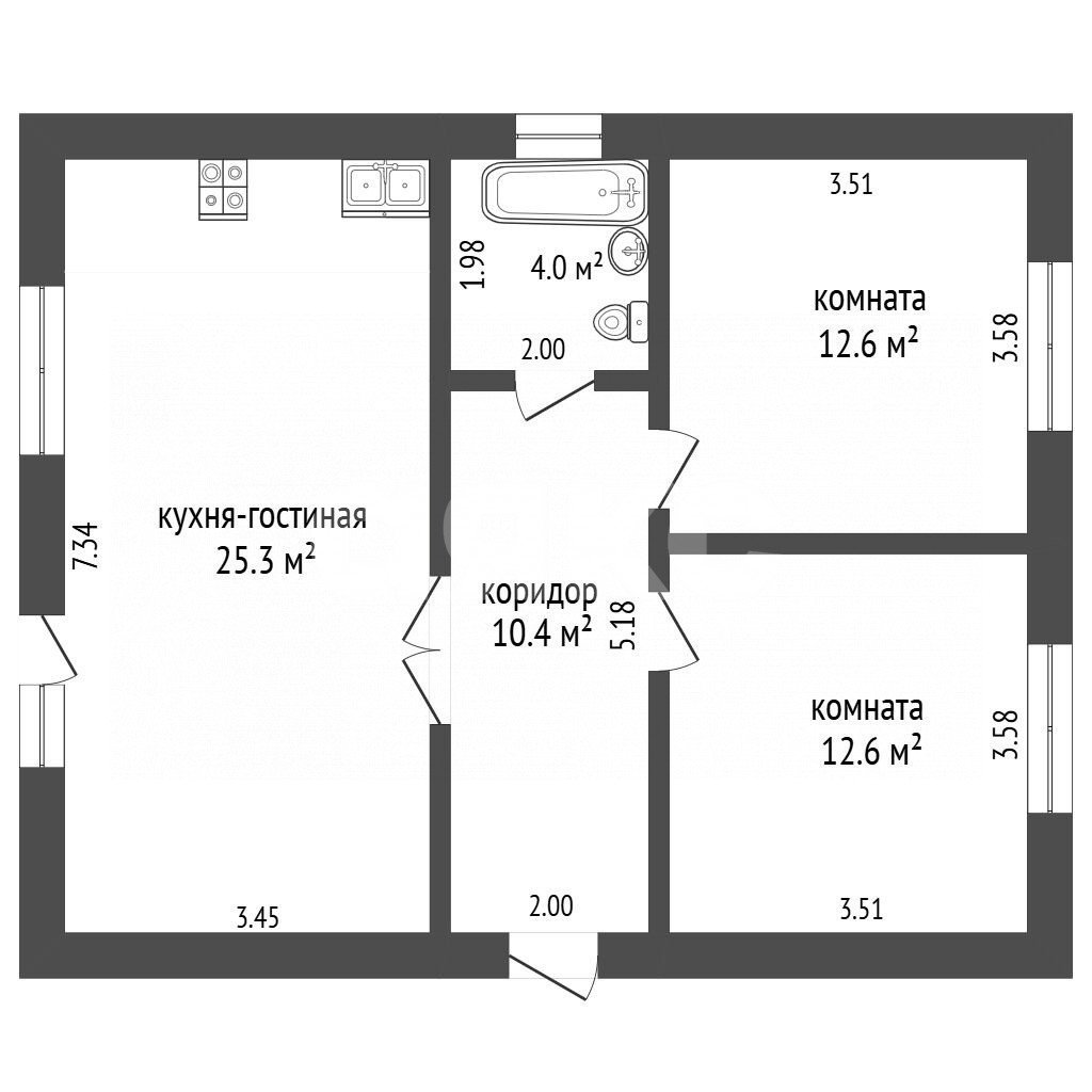 Фото №11: Дом 68 м² + 8.65 сот. - Темрюк, Комсомольский, 