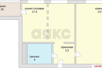 Фото №2: 2-комнатная квартира 42 м² - Краснодар, мкр. Немецкая Деревня, ул. Берлинская, 7