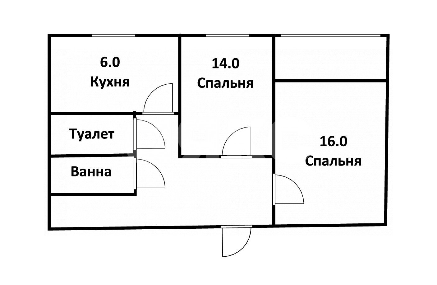 Фото №13: 2-комнатная квартира 52 м² - Геленджик, ул. Леселидзе, 21А