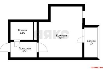 Фото №1: Студия 27 м² - Краснодар, мкр. Молодёжный, ул. Дубравная, 1