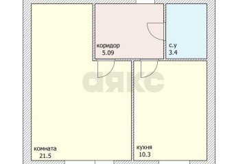 Фото №2: 1-комнатная квартира 41 м² - Краснодар, мкр. Почтовый, пр-кт имени писателя Знаменского, 9к2