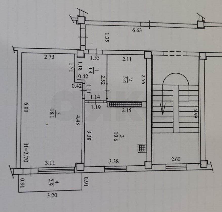 Фото №15: 1-комнатная квартира 37 м² - Темрюк, ул. Декабристов, 34