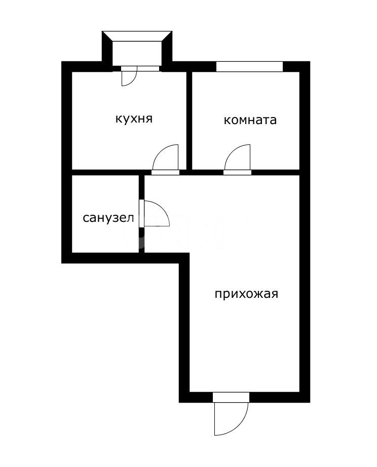 Фото №28: 1-комнатная квартира 28 м² - Сочи, Адлер, ул. Лескова, 25