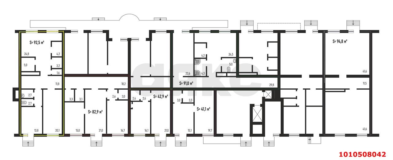 Фото №4: Торговое помещение 93 м² - Краснодар, жилой комплекс Премьера, ул. Автолюбителей, 1/3к1