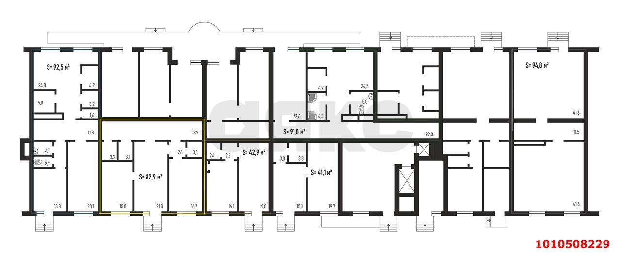 Фото №3: Торговое помещение 83 м² - Краснодар, жилой комплекс Премьера, ул. Автолюбителей, 1/3к1