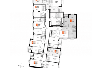 Фото №1: 2-комнатная квартира 55 м² - Развилка, мкр. жилой комплекс Римский, 15