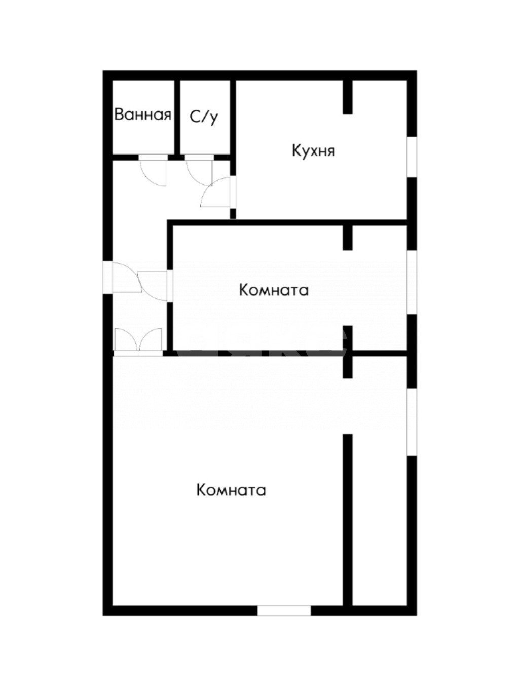 Фото №7: 2-комнатная квартира 42 м² - Анапа, 12-й, 40