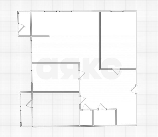 Фото №20: 3-комнатная квартира 86 м² - Глухие Поляны, Пролетарский территориальный округ, ул. Ушинского, 2Б