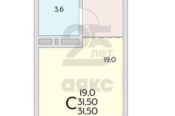 Фото №3: Студия 31 м² - Краснодар, мкр. Завод Измерительных Приборов, ул. Карякина, 5к2