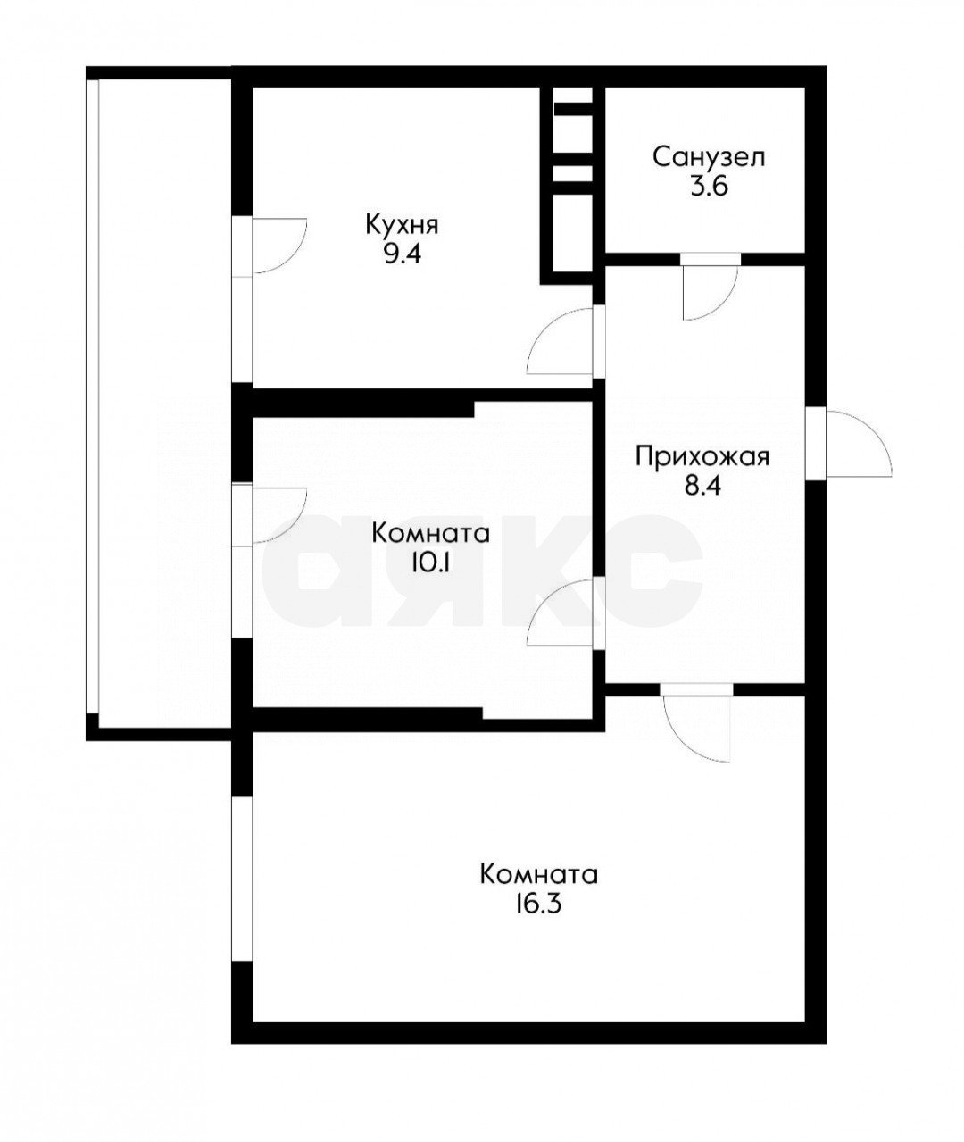 Фото №21: 2-комнатная квартира 55 м² - Новороссийск, жилой комплекс Облака 2, ул. Куникова, 47Г