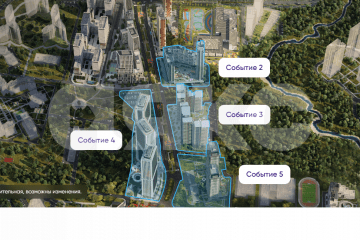 Фото №5: 2-комнатная квартира 71 м² - Москва, мкр. жилой комплекс Событие-3, ул. Василия Ланового, 5