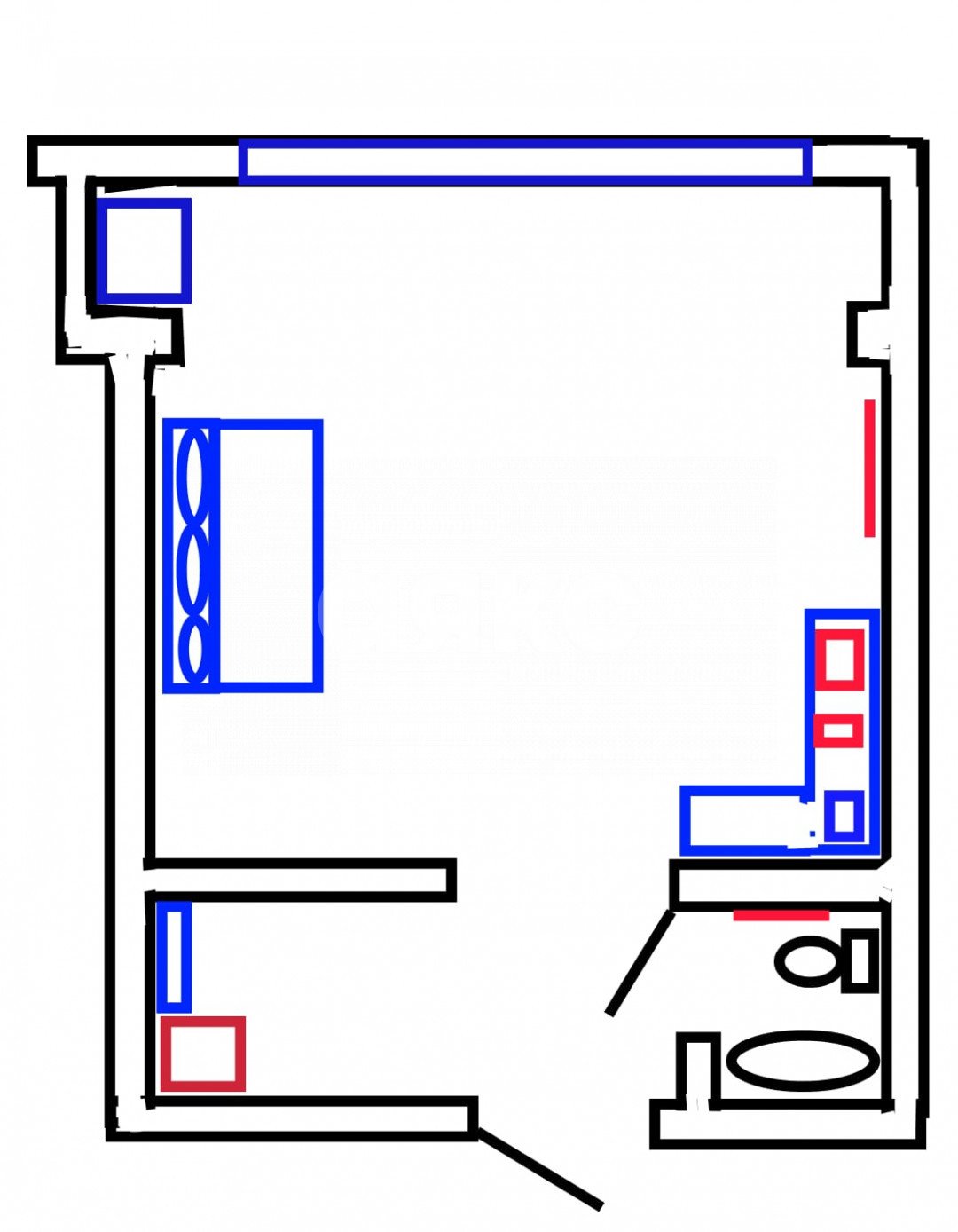 Фото №6: Студия 18 м² - Сочи, Донская, пер. Строительный, 2А