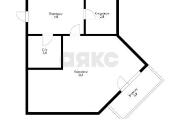 Фото №1: Студия 33 м², 8/19 эт. - Краснодар, мкр. Молодёжный, ул. Дубравная, 1