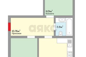 Фото №2: 2-комнатная квартира 56 м² - Краснодар, мкр. жилой комплекс Португалия, ул. Пиренейская, 12