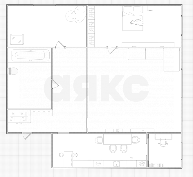 Фото №25: 3-комнатная квартира 78 м² - Тула, 4-й Северо-Восточный, ул. Хворостухина, 19