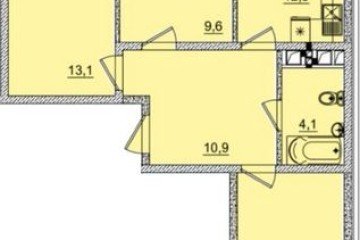 Фото №1: 3-комнатная квартира 64 м² - Краснодар, мкр. жилой комплекс Грани, ул. Западный Обход, 45к1