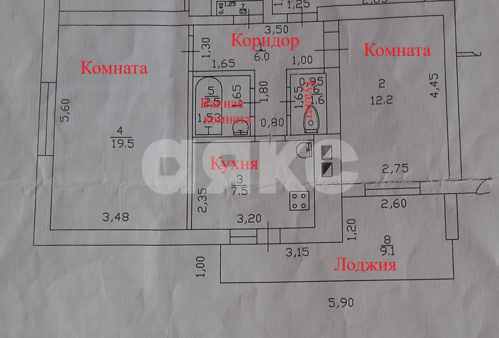 Фото №19: 2-комнатная квартира 49 м² - Темрюк, ул. Октябрьская, 137