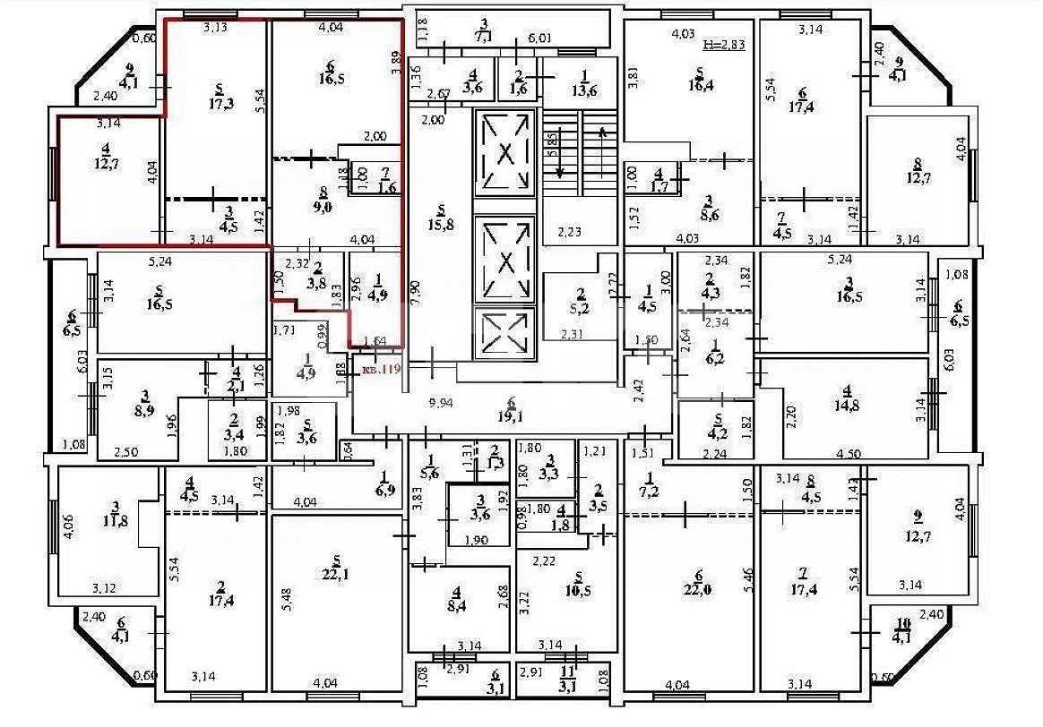 Фото №16: 3-комнатная квартира 70 м² - Ростов-на-Дону, жилой комплекс Акварель, ул. Скачкова, 64