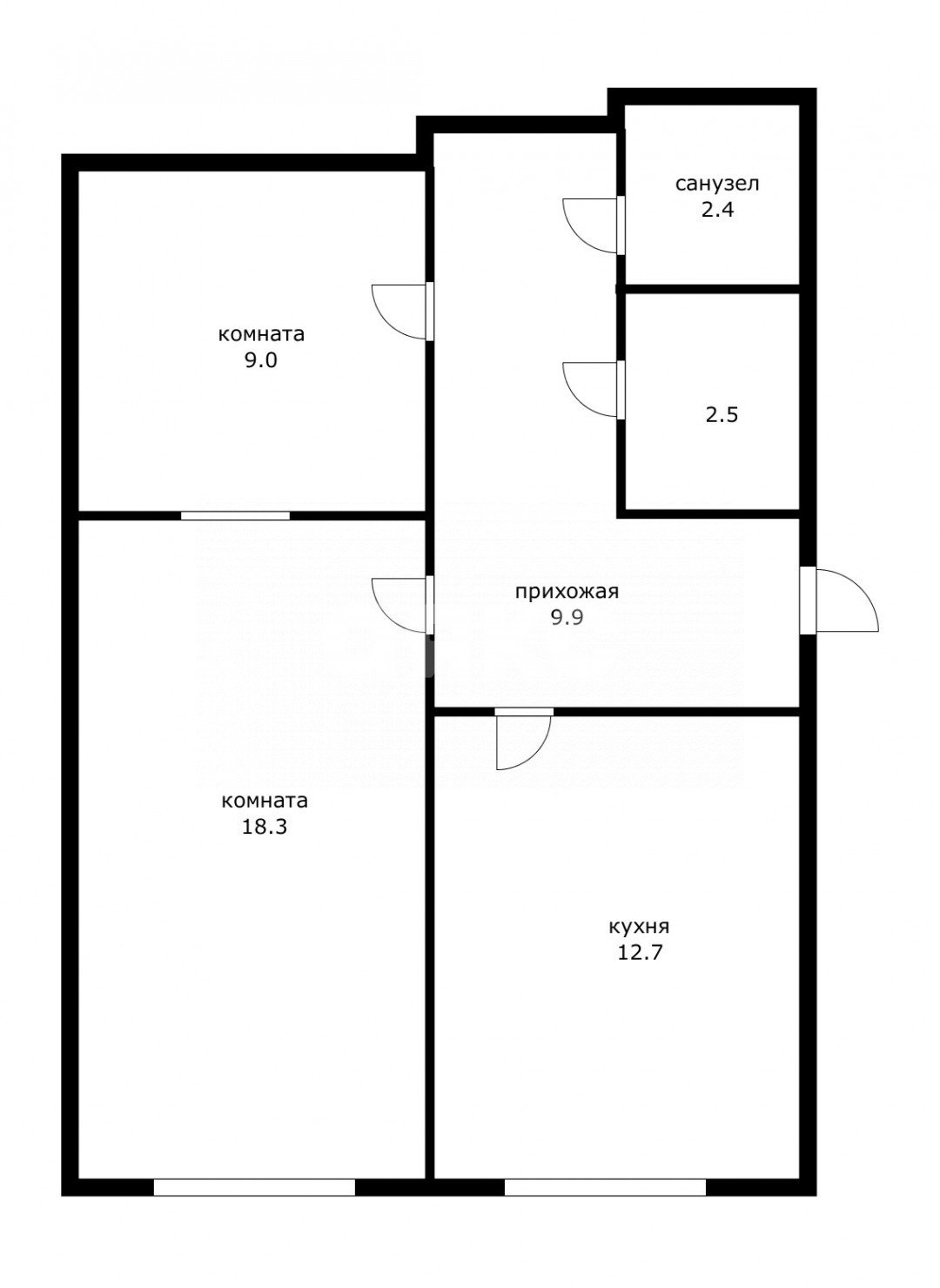 Фото №12: 2-комнатная квартира 55 м² - Сочи, Адлер, ул. Голубые Дали, 99Г