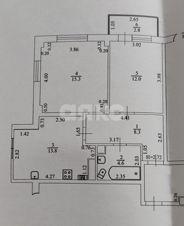 Фото №17: 2-комнатная квартира 50 м² - Темрюк, ул. Анджиевского