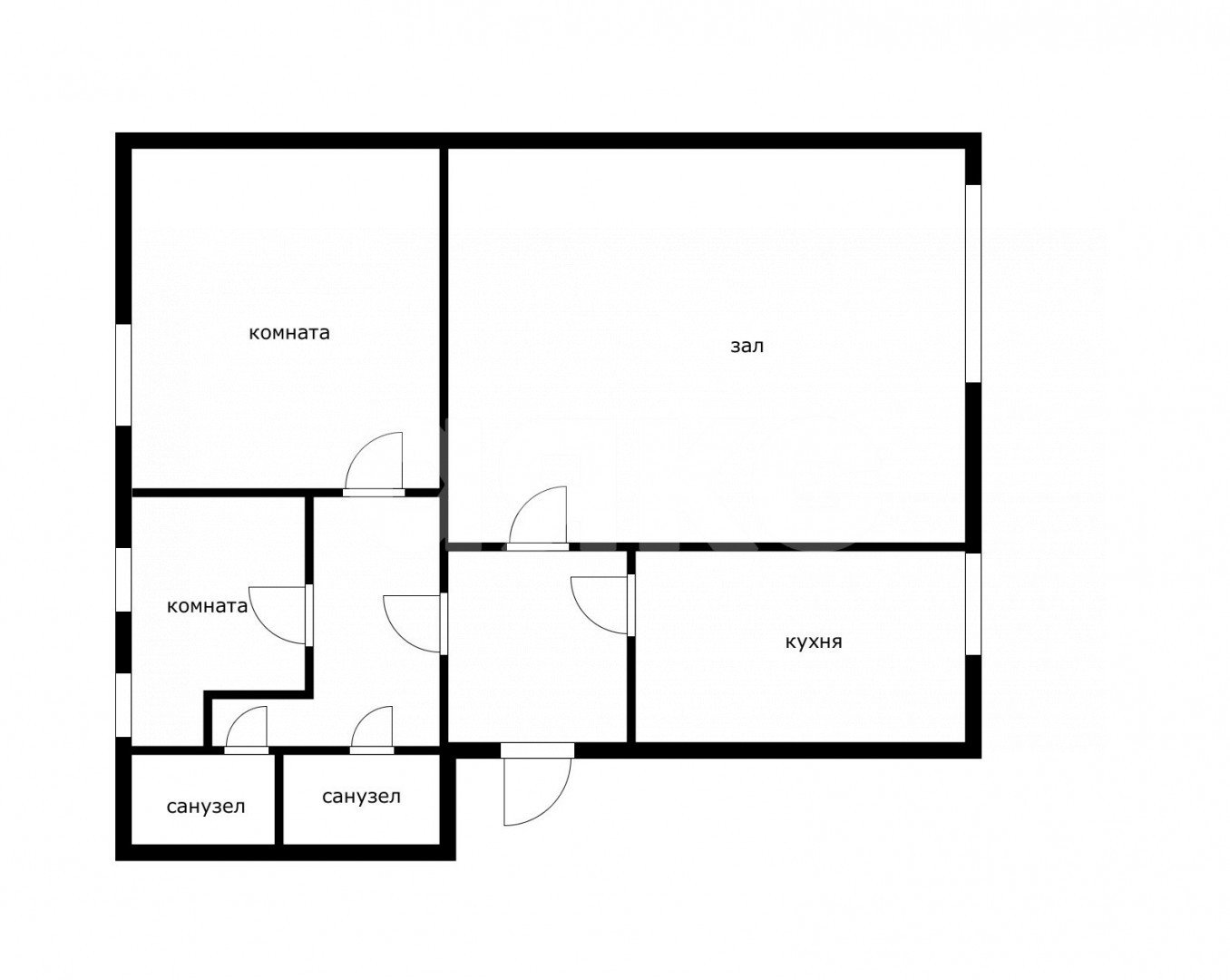 Фото №14: 3-комнатная квартира 72 м² - Сочи, Адлер, ул. Ульянова, 53