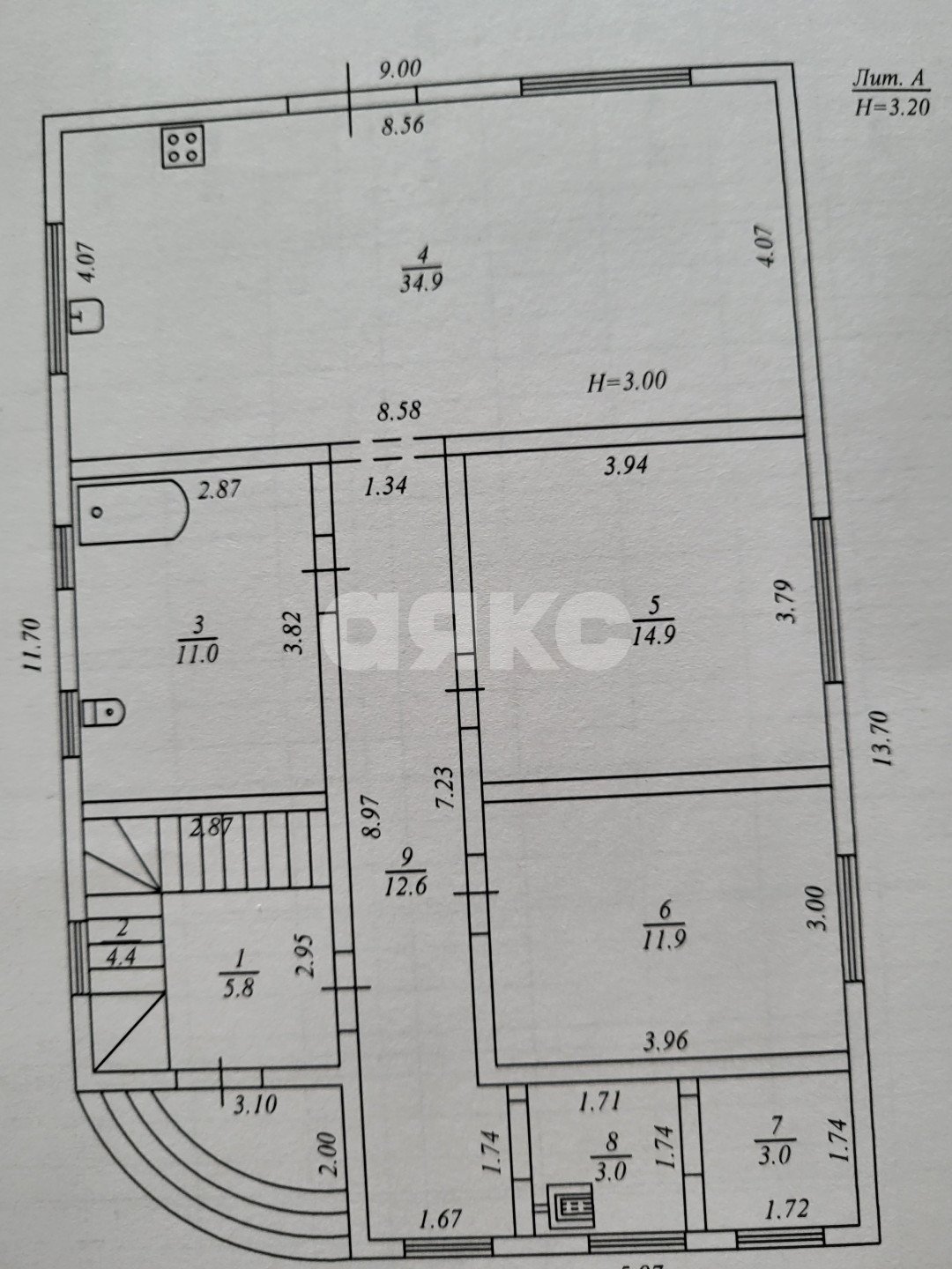 Фото №10: Дом 97 м² + 7 сот. - Курчанская, ул. Красная