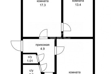 Фото №1: 3-комнатная квартира 62 м² - Геленджик, мкр. Толстый Мыс, ул. Гринченко, 38