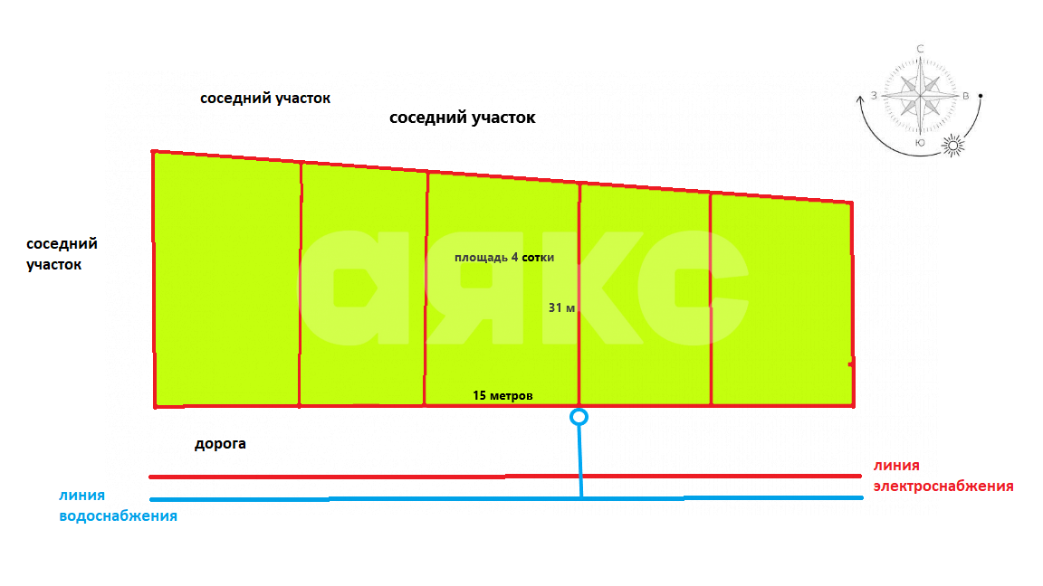 Фото №12: Земельный участок под ИЖС 4 сот. - Ахтанизовская, ул. Октябрьская