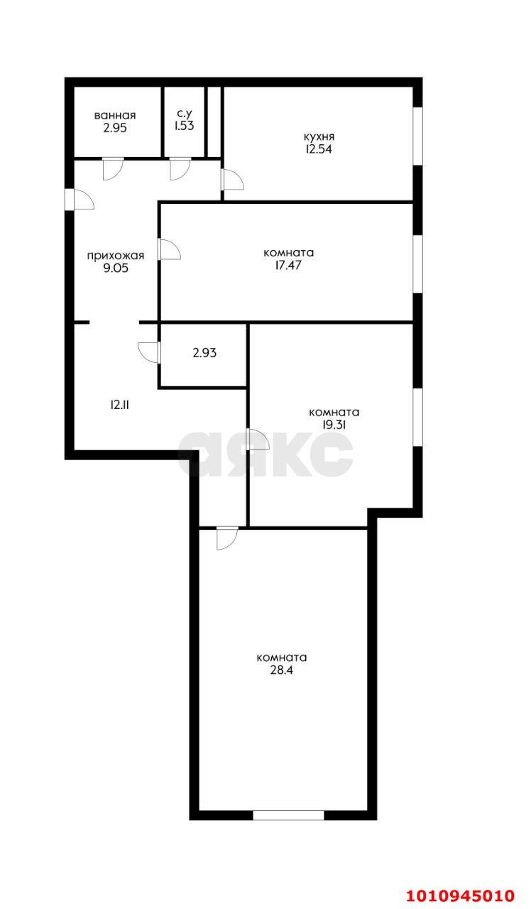 Фото №7: 3-комнатная квартира 110 м² - Краснодар, 9-й километр, ул. Ярославская, 113