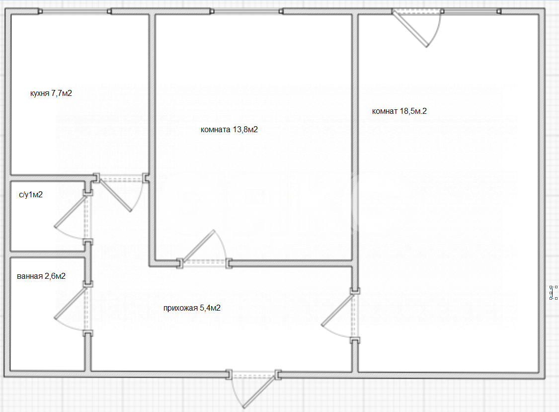 Фото №21: 2-комнатная квартира 51 м² - Геленджик, Северный, 20