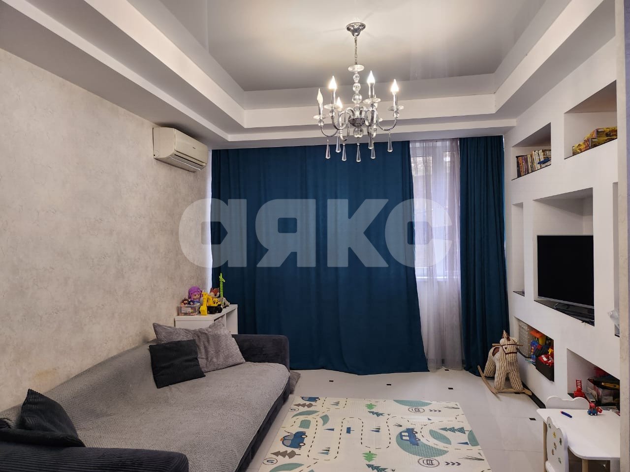 Фото №1: 2-комнатная квартира 75&nbsp;м², 4/13&nbsp;эт. - Сочи, Центральный, мкр. Новый Сочи, пер. Рахманинова, 39/12
