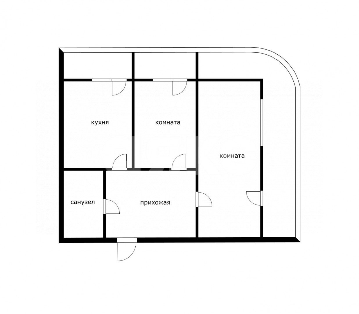 Фото №15: 3-комнатная квартира 90 м² - Сочи, Голубые Дали, ул. Ленина, 256/6