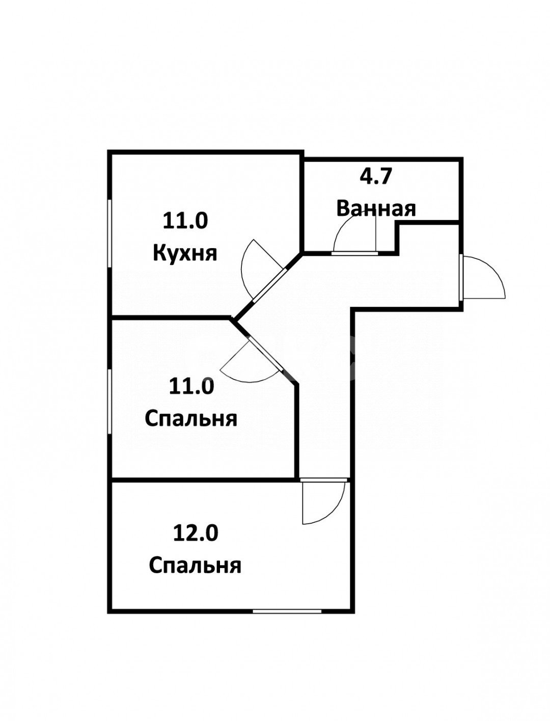 Фото №7: 2-комнатная квартира 47 м² - Геленджик, ул. Курзальная, 63