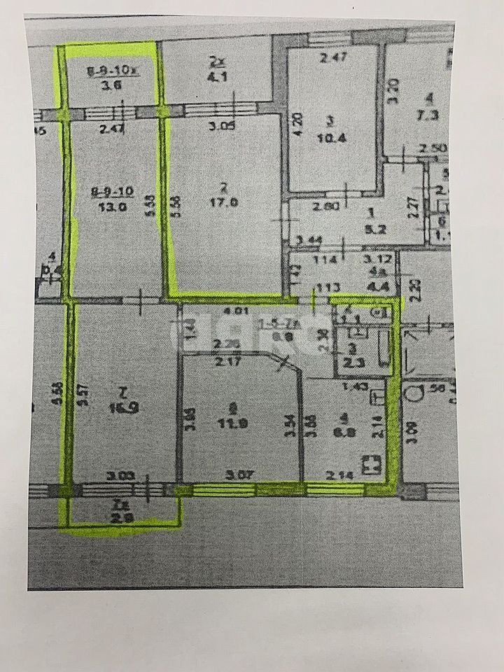 Фото №12: 3-комнатная квартира 60 м² - Ростов-на-Дону, Сельмаш, пр-кт Сельмаш, 4