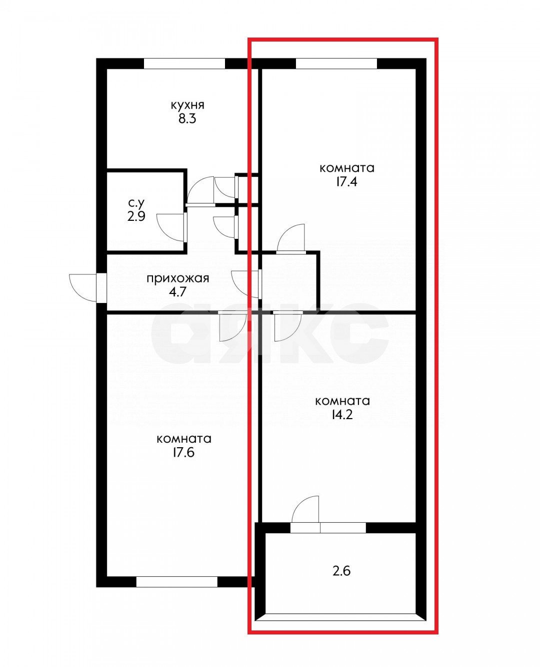 Фото №8: Коммерция 34 м² - Сочи, Донская, ул. Донская, 84