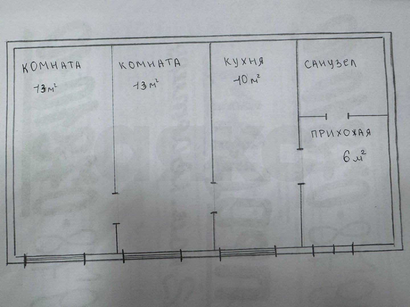 Фото №9: 2-комнатная квартира 43 м² - Симферополь, 974-й квартал, ул. Володарского, 9