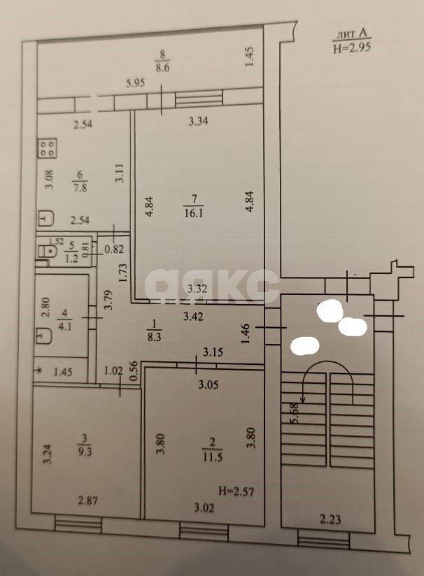 Фото №18: 3-комнатная квартира 58 м² - Темрюк, ул. Чернышевского, 26/1