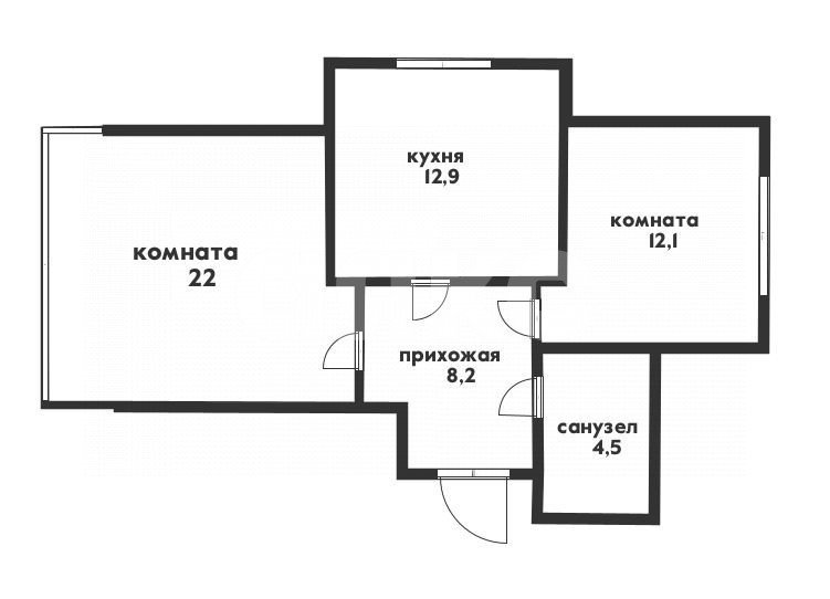 Фото №11: 2-комнатная квартира 55&nbsp;м², 7/8&nbsp;эт. - Геленджик, ул. Новороссийская, 169