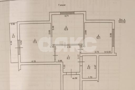 Фото №10: 2-комнатная квартира 55&nbsp;м², 7/8&nbsp;эт. - Геленджик, ул. Новороссийская, 169
