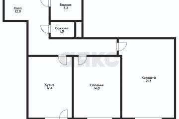 Фото №1: 2-комнатная квартира 70 м² - Краснодар, мкр. жилой комплекс Лиговский, ул. Академика Фёдорова, 9