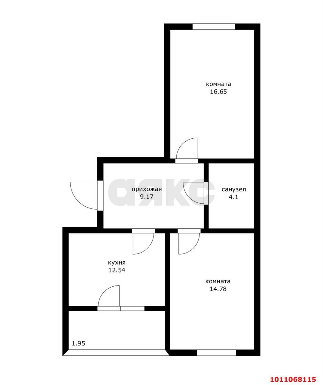 Фото №13: 2-комнатная квартира 60 м² - Краснодар, жилой комплекс Дыхание, ул. Лётчика Позднякова, 2к4