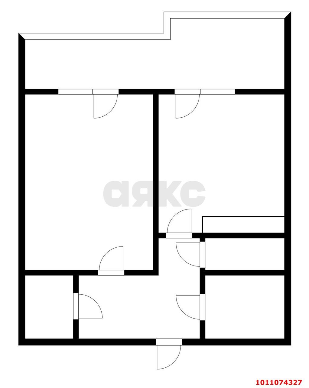 Фото №20: 1-комнатная квартира 45 м² - Краснодар, Центральный, ул. Железнодорожная, 2/1