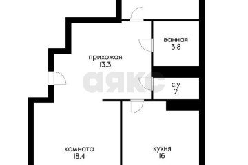 Фото №2: 2-комнатная квартира 79 м² - Краснодар, мкр. Центральный, ул. Октябрьская, 181/2