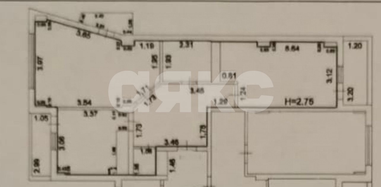 Фото №26: 2-комнатная квартира 65 м² - Анапа, жилой комплекс Тургеневский, ул. Шевченко, 288Ак2