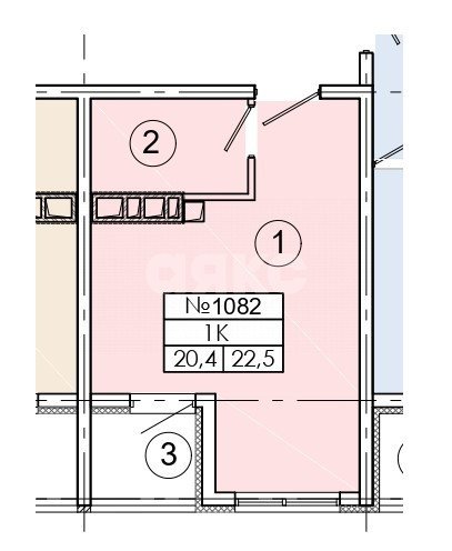 Фото №2: Студия 22 м² - Сочи, Курортный Городок, ул. Ленина, 280А