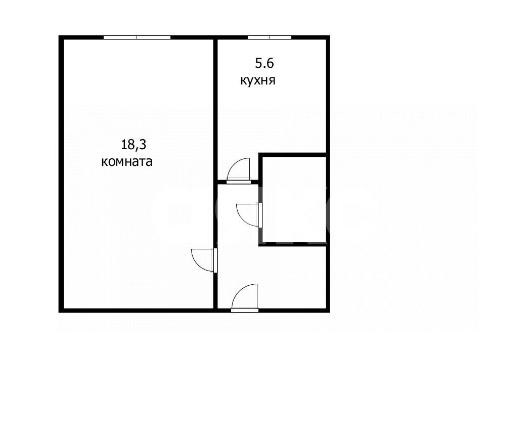 Фото №11: 1-комнатная квартира 30 м² - Анапа, пр-д Космонавтов, 34