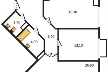 Фото №1: 3-комнатная квартира 114 м², 4/15 эт. - Краснодар, мкр. ЖК Девелопмент Плаза, ул. имени 40-летия Победы, 33Г