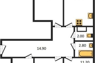 Фото №1: 3-комнатная квартира 78 м², 5/16 эт. - Краснодар, мкр. жилой комплекс Самолёт-4, ул. Ивана Беличенко, 95к1